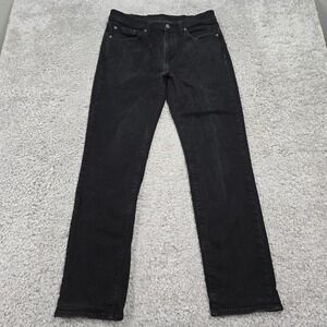 Levi's 514 Mens Straight Stretch Jeans Black Size 32x32‎ (fits 30x30.5) Casual